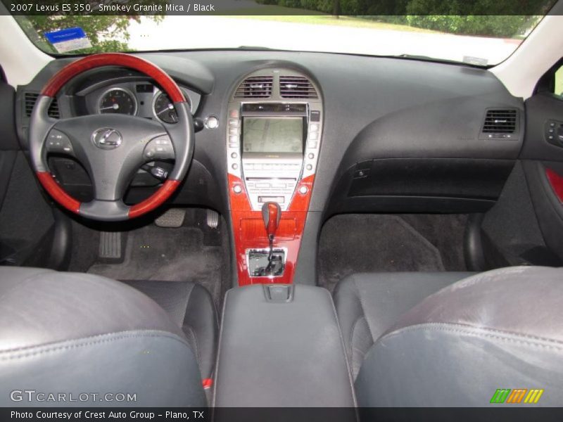 Smokey Granite Mica / Black 2007 Lexus ES 350