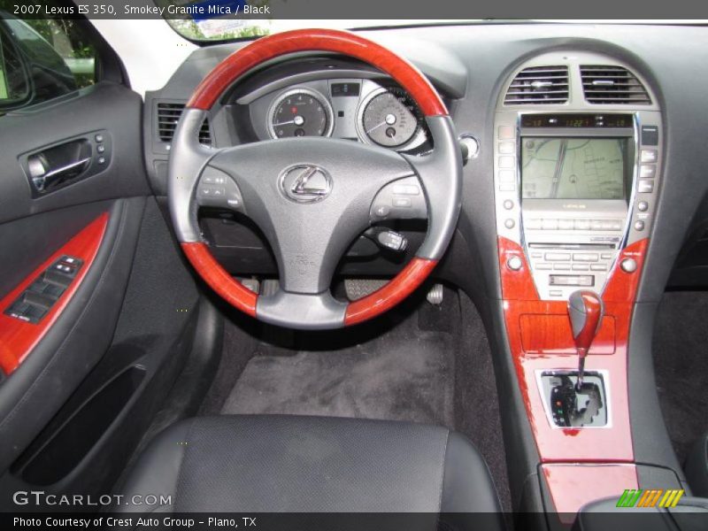Smokey Granite Mica / Black 2007 Lexus ES 350