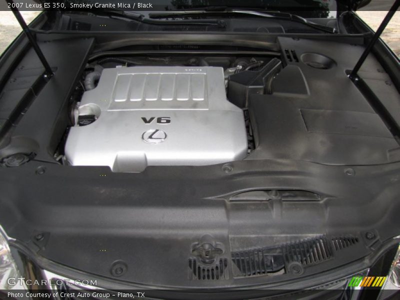 Smokey Granite Mica / Black 2007 Lexus ES 350