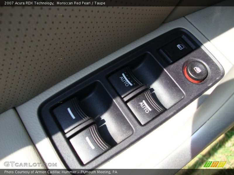 Moroccan Red Pearl / Taupe 2007 Acura RDX Technology