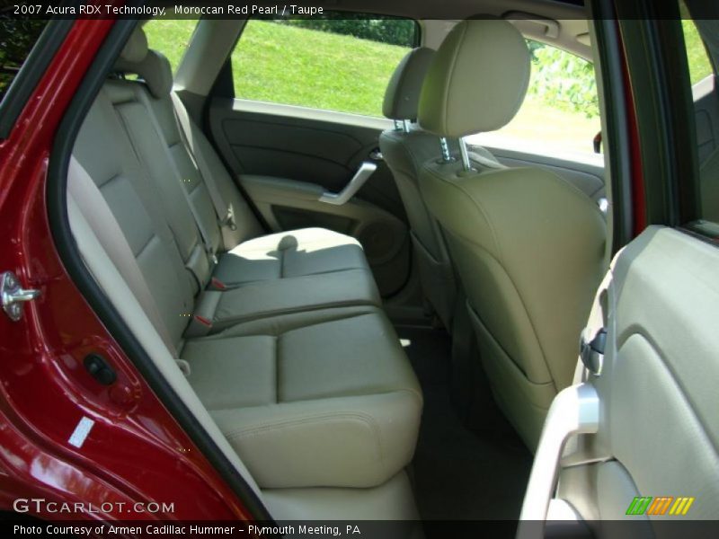 Moroccan Red Pearl / Taupe 2007 Acura RDX Technology