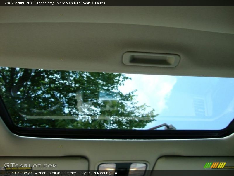 Moroccan Red Pearl / Taupe 2007 Acura RDX Technology