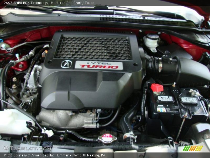Moroccan Red Pearl / Taupe 2007 Acura RDX Technology