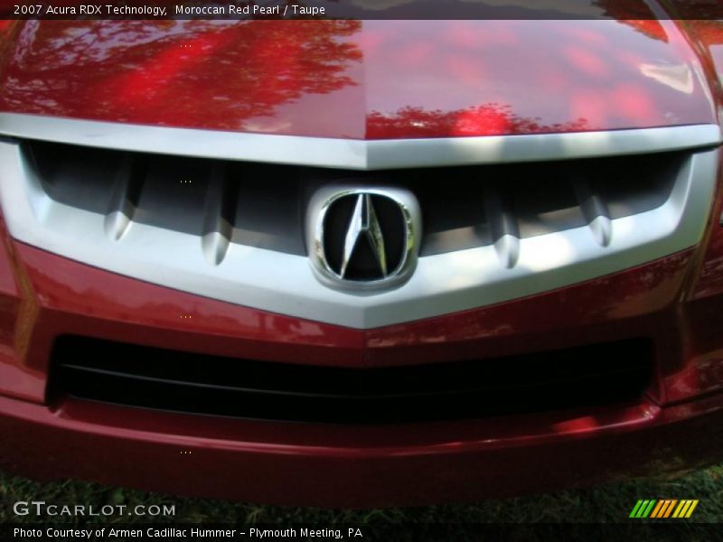 Moroccan Red Pearl / Taupe 2007 Acura RDX Technology