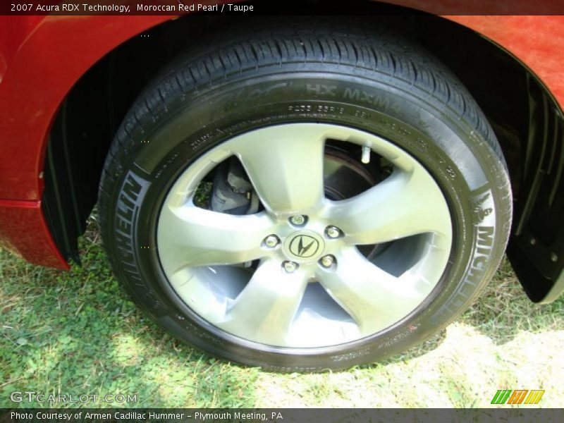 Moroccan Red Pearl / Taupe 2007 Acura RDX Technology