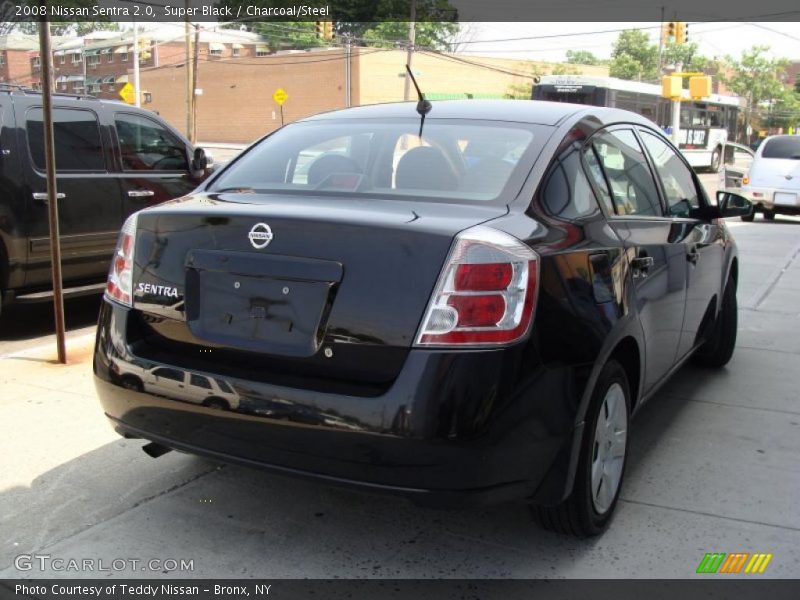 Super Black / Charcoal/Steel 2008 Nissan Sentra 2.0