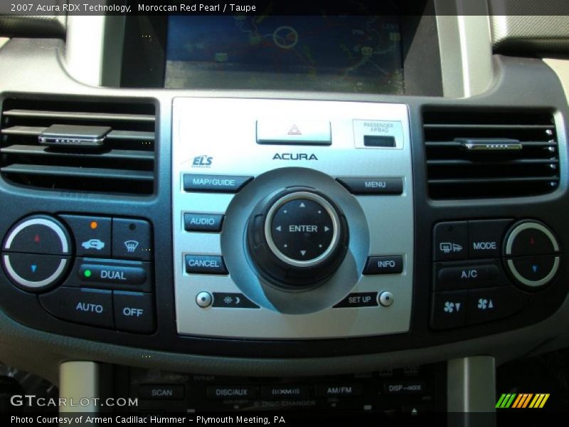 Moroccan Red Pearl / Taupe 2007 Acura RDX Technology