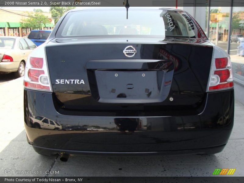 Super Black / Charcoal/Steel 2008 Nissan Sentra 2.0