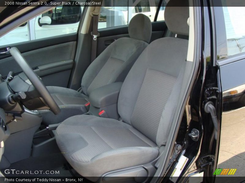 Super Black / Charcoal/Steel 2008 Nissan Sentra 2.0