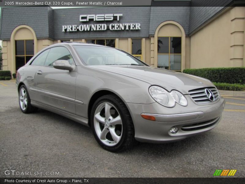 Pewter Metallic / Charcoal 2005 Mercedes-Benz CLK 320 Coupe