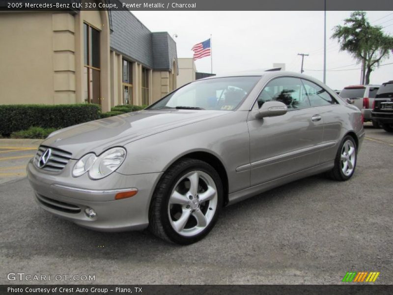 Pewter Metallic / Charcoal 2005 Mercedes-Benz CLK 320 Coupe