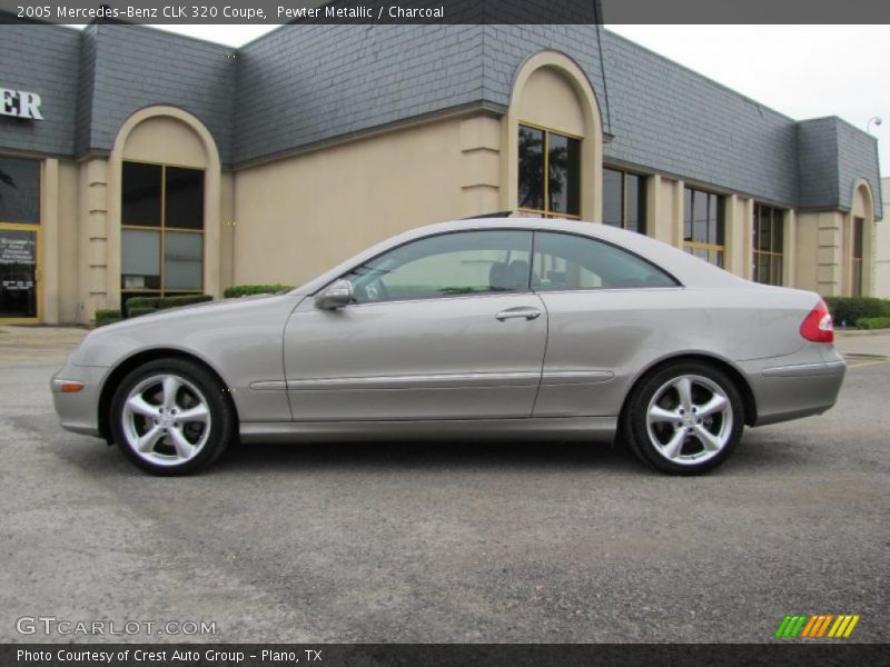 Pewter Metallic / Charcoal 2005 Mercedes-Benz CLK 320 Coupe