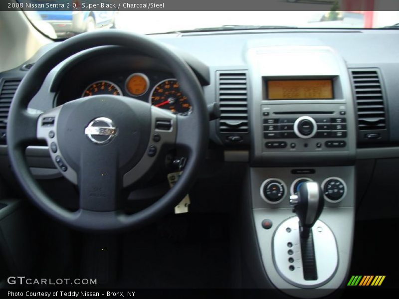 Super Black / Charcoal/Steel 2008 Nissan Sentra 2.0