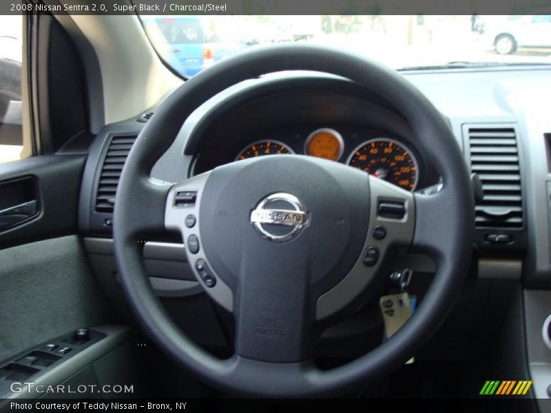Super Black / Charcoal/Steel 2008 Nissan Sentra 2.0