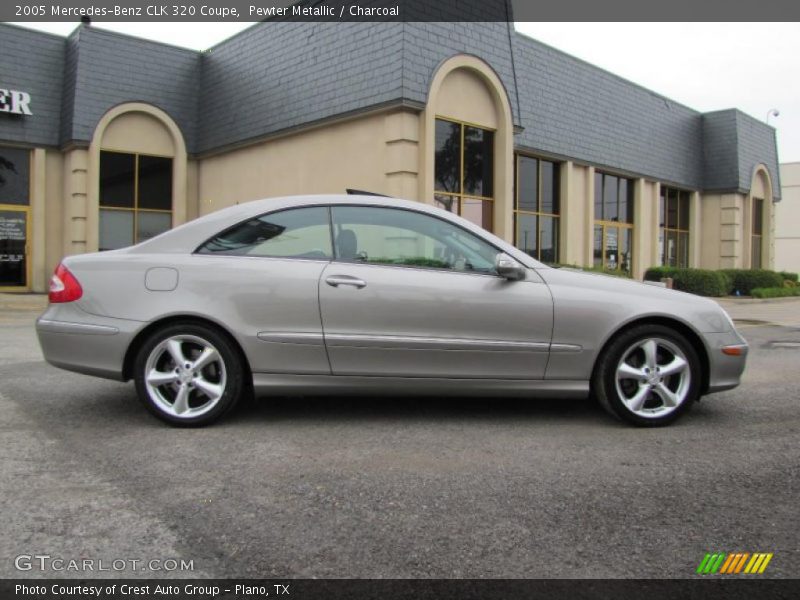 Pewter Metallic / Charcoal 2005 Mercedes-Benz CLK 320 Coupe
