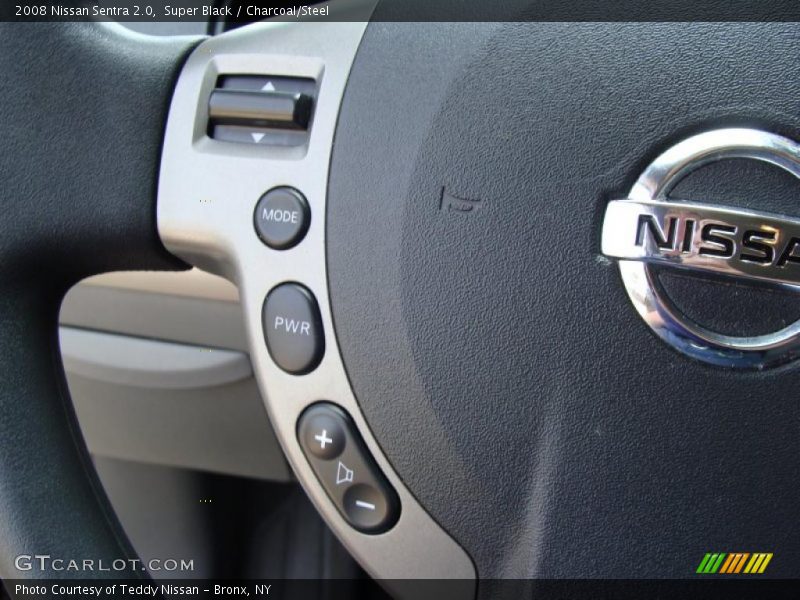 Super Black / Charcoal/Steel 2008 Nissan Sentra 2.0