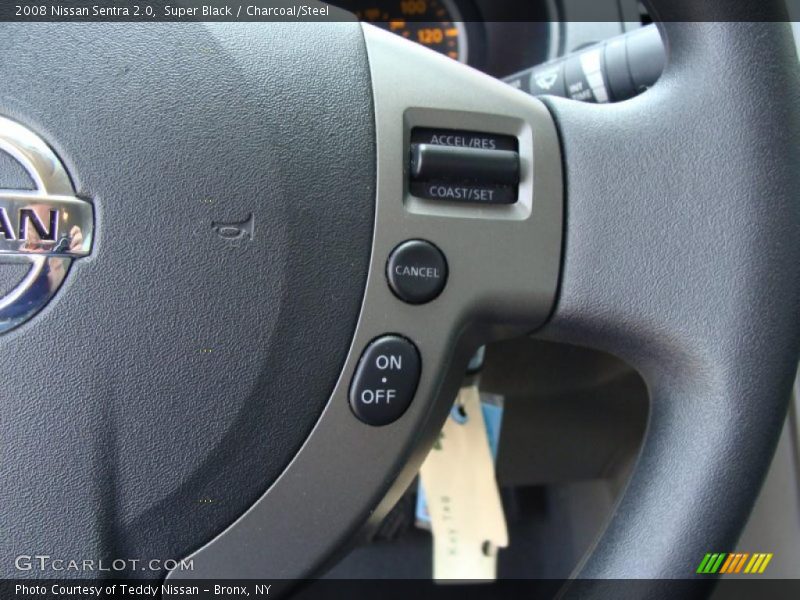 Super Black / Charcoal/Steel 2008 Nissan Sentra 2.0