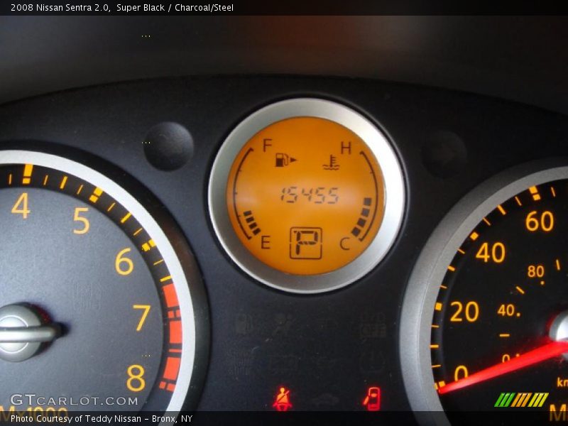 Super Black / Charcoal/Steel 2008 Nissan Sentra 2.0