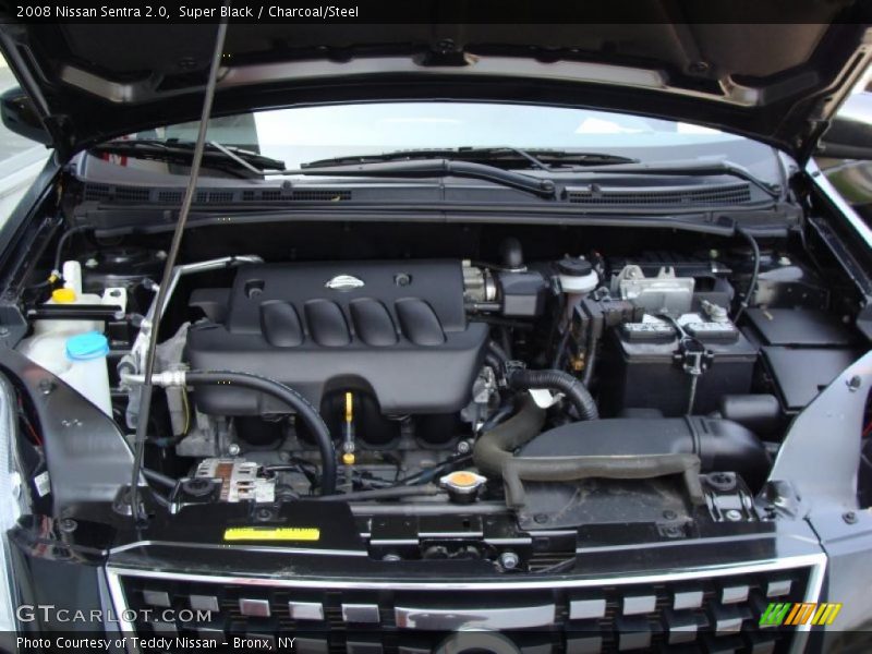 Super Black / Charcoal/Steel 2008 Nissan Sentra 2.0