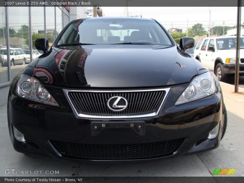 Obsidian Black / Black 2007 Lexus IS 250 AWD