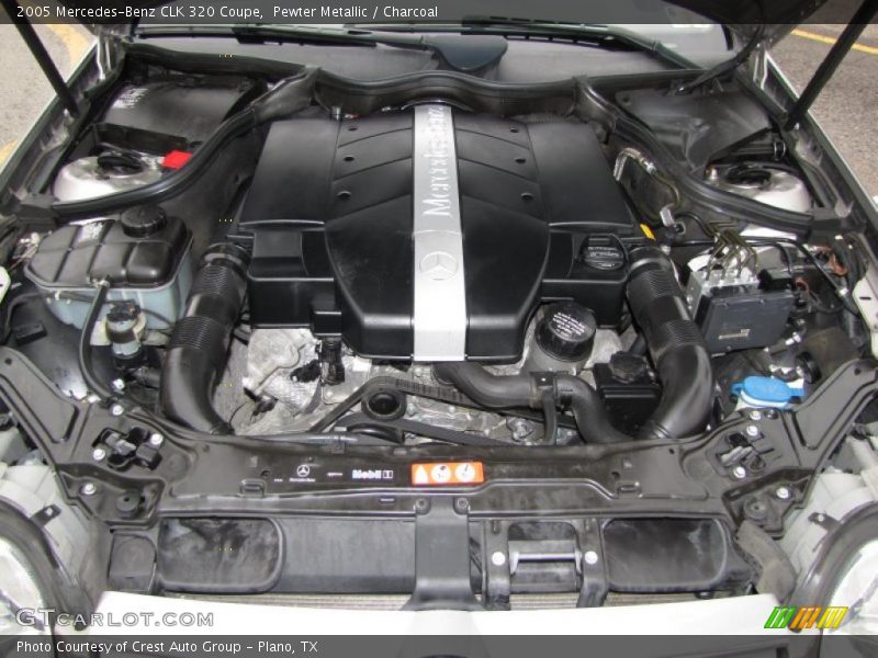 Pewter Metallic / Charcoal 2005 Mercedes-Benz CLK 320 Coupe