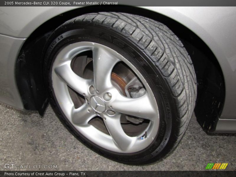 Pewter Metallic / Charcoal 2005 Mercedes-Benz CLK 320 Coupe