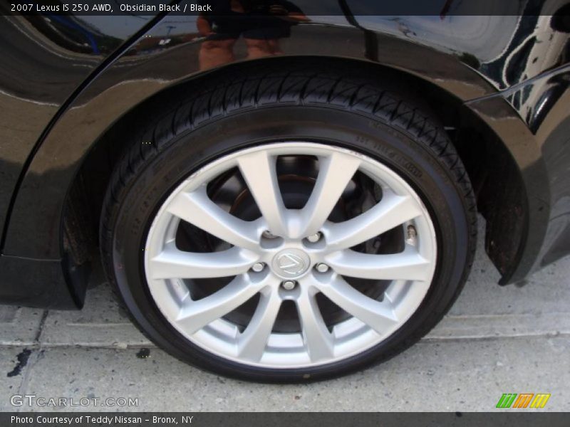 Obsidian Black / Black 2007 Lexus IS 250 AWD