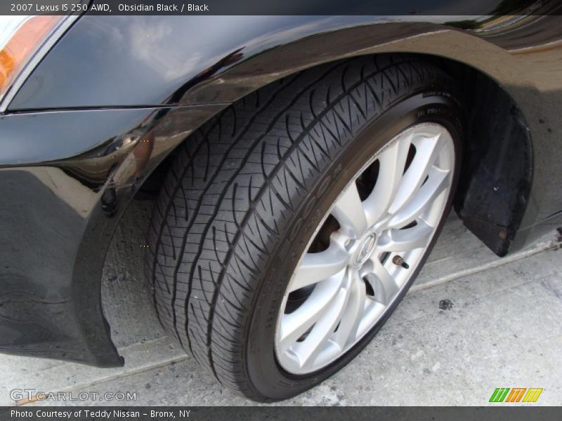 Obsidian Black / Black 2007 Lexus IS 250 AWD