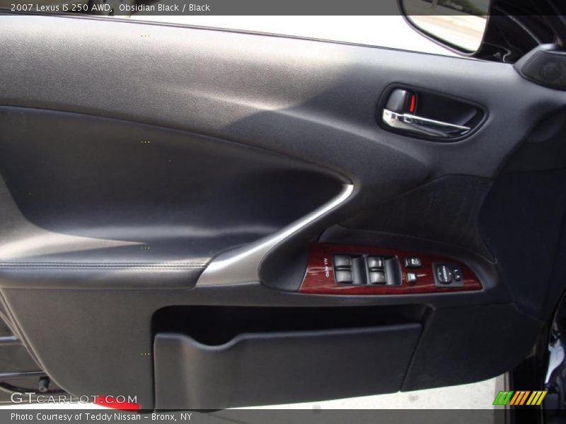 Obsidian Black / Black 2007 Lexus IS 250 AWD
