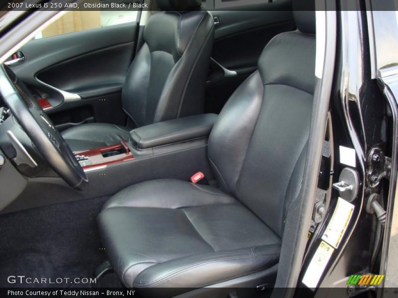 Obsidian Black / Black 2007 Lexus IS 250 AWD