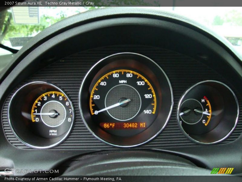 Techno Gray Metallic / Gray 2007 Saturn Aura XE
