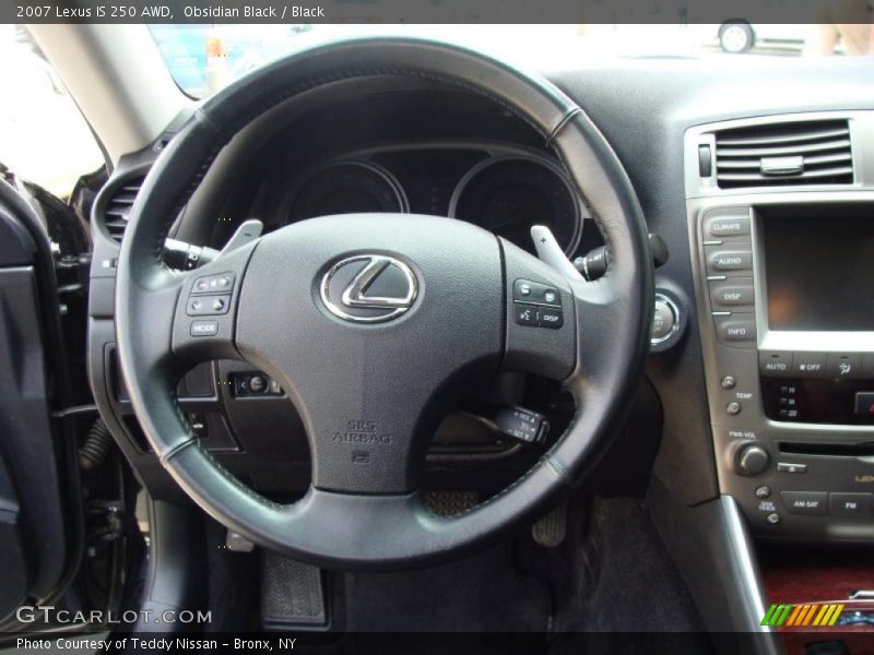 Obsidian Black / Black 2007 Lexus IS 250 AWD