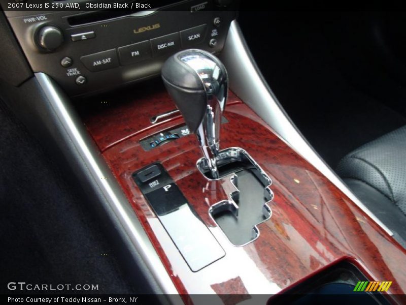Obsidian Black / Black 2007 Lexus IS 250 AWD
