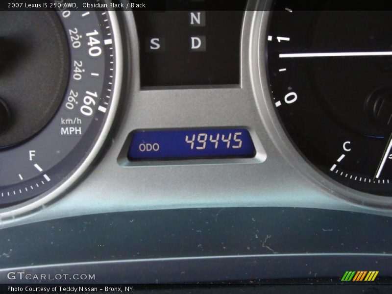 Obsidian Black / Black 2007 Lexus IS 250 AWD