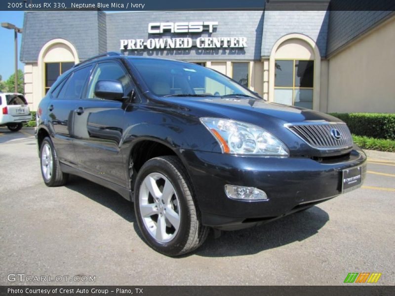 Neptune Blue Mica / Ivory 2005 Lexus RX 330