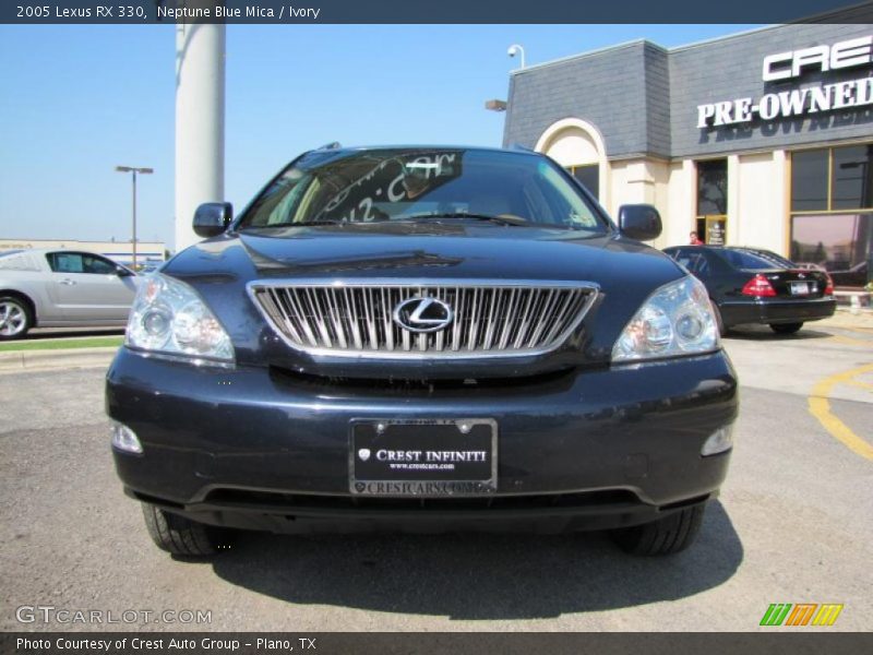 Neptune Blue Mica / Ivory 2005 Lexus RX 330