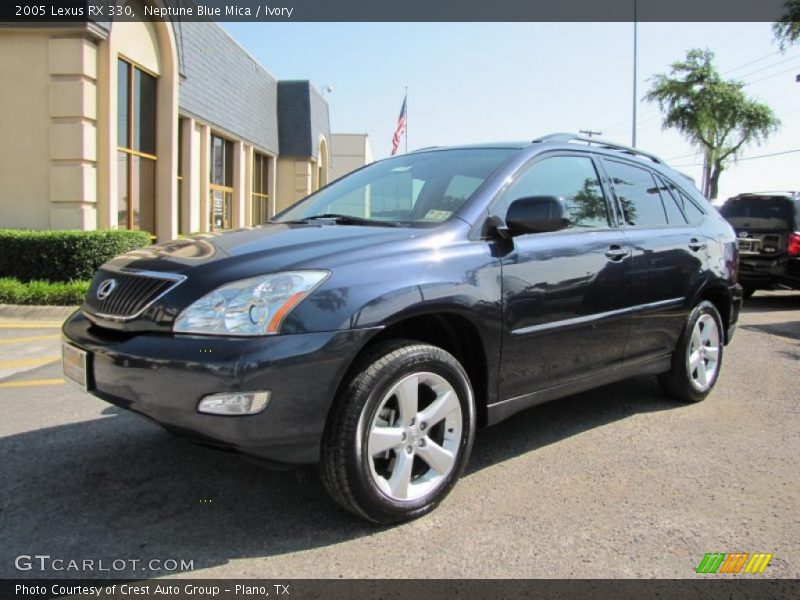 Neptune Blue Mica / Ivory 2005 Lexus RX 330