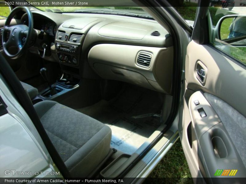 Molten Silver / Stone 2002 Nissan Sentra GXE