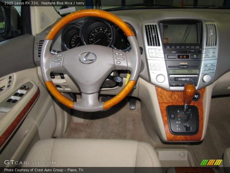 Neptune Blue Mica / Ivory 2005 Lexus RX 330