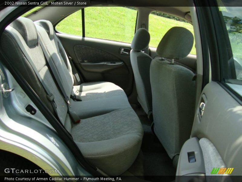 Molten Silver / Stone 2002 Nissan Sentra GXE