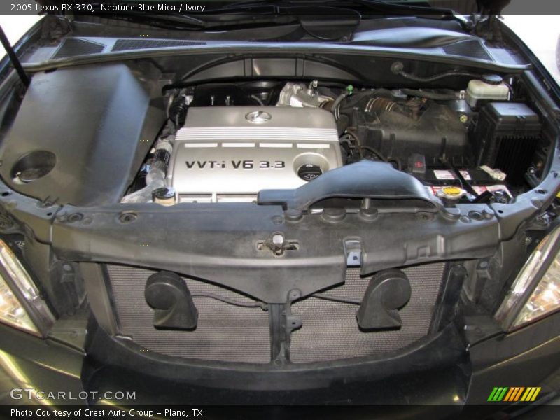 Neptune Blue Mica / Ivory 2005 Lexus RX 330