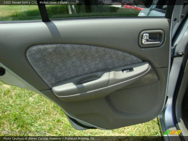 Molten Silver / Stone 2002 Nissan Sentra GXE