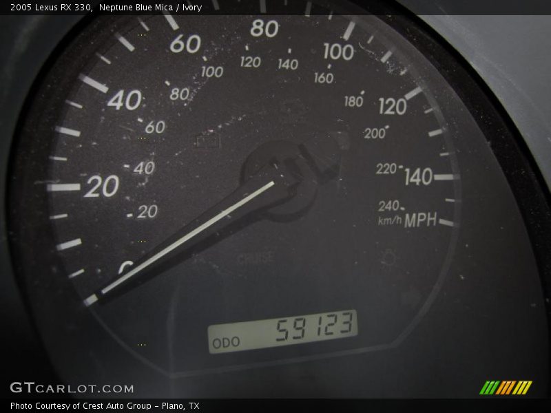 Neptune Blue Mica / Ivory 2005 Lexus RX 330