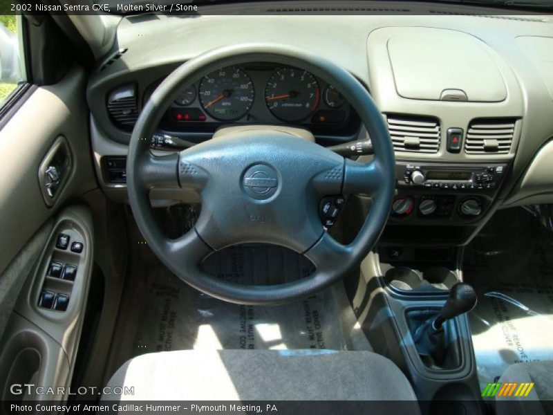 Molten Silver / Stone 2002 Nissan Sentra GXE