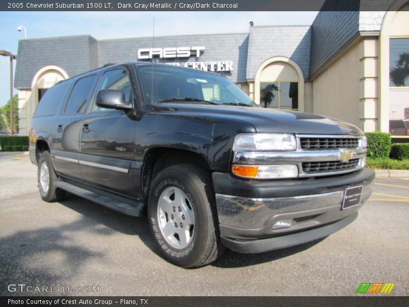 Dark Gray Metallic / Gray/Dark Charcoal 2005 Chevrolet Suburban 1500 LT