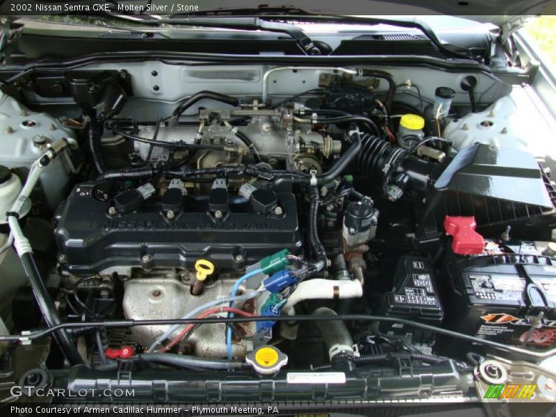 Molten Silver / Stone 2002 Nissan Sentra GXE