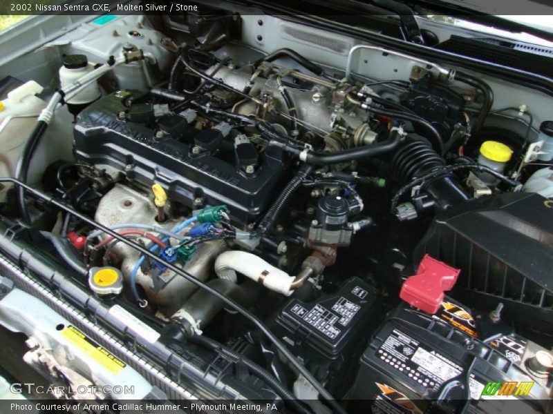 Molten Silver / Stone 2002 Nissan Sentra GXE