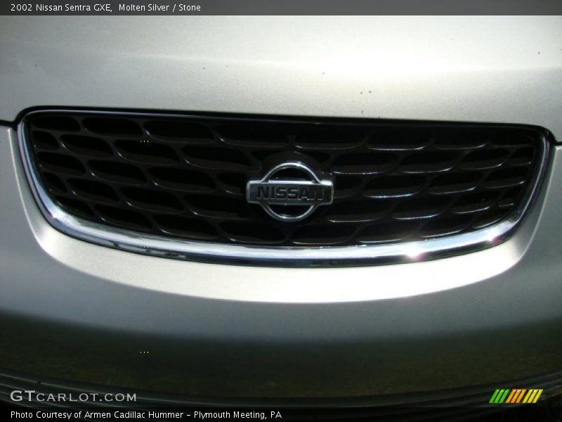 Molten Silver / Stone 2002 Nissan Sentra GXE