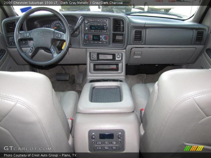 Dark Gray Metallic / Gray/Dark Charcoal 2005 Chevrolet Suburban 1500 LT