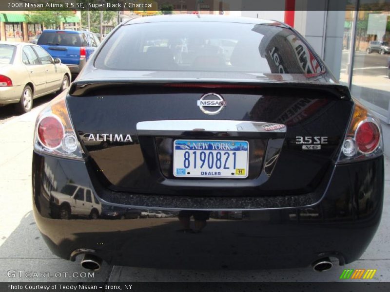 Super Black / Charcoal 2008 Nissan Altima 3.5 SE